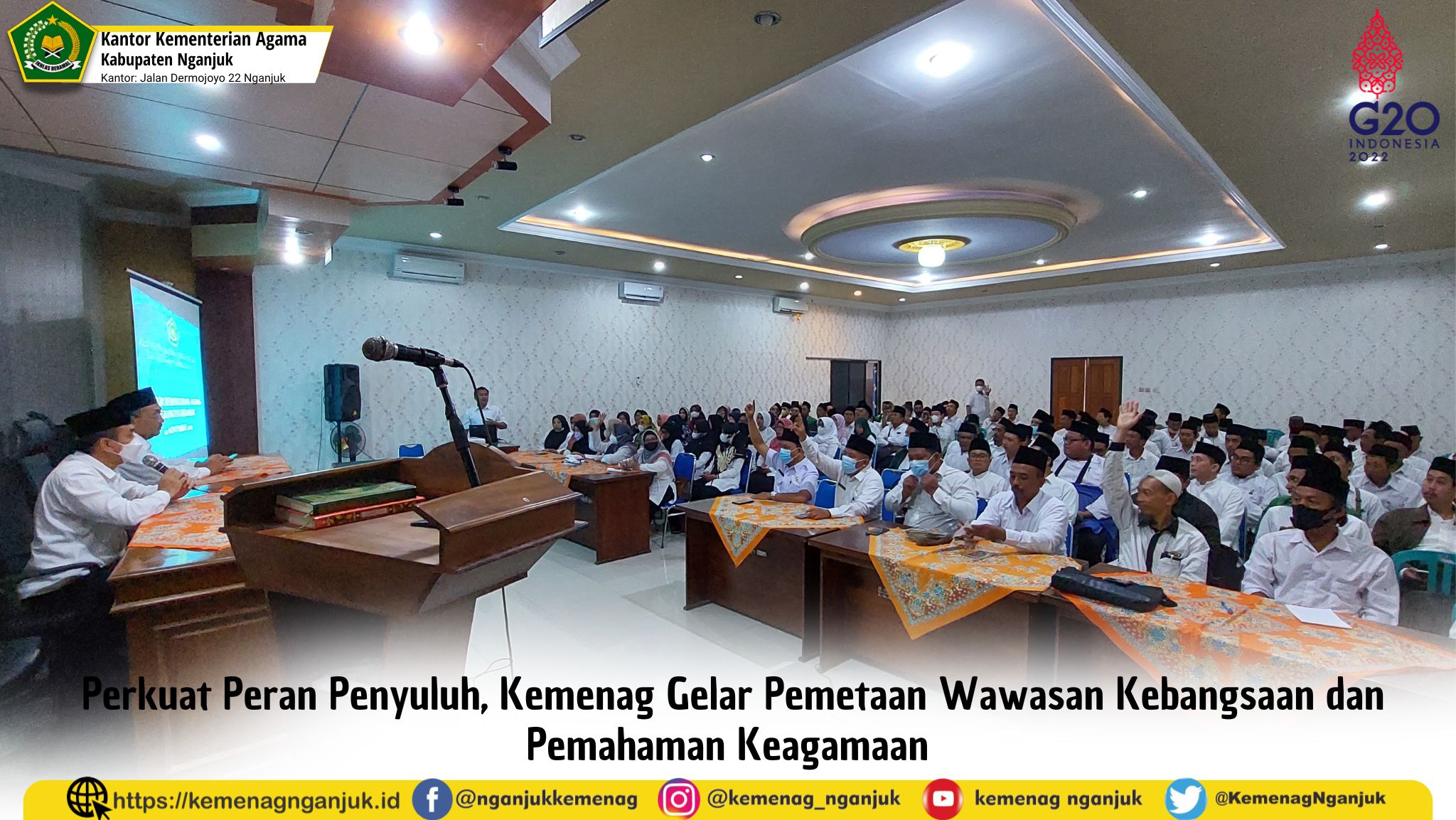 Perkuat Peran Penyuluh, Kemenag Gelar Pemetaan Wawasan Kebangsaan dan Pemahaman Keagamaan 