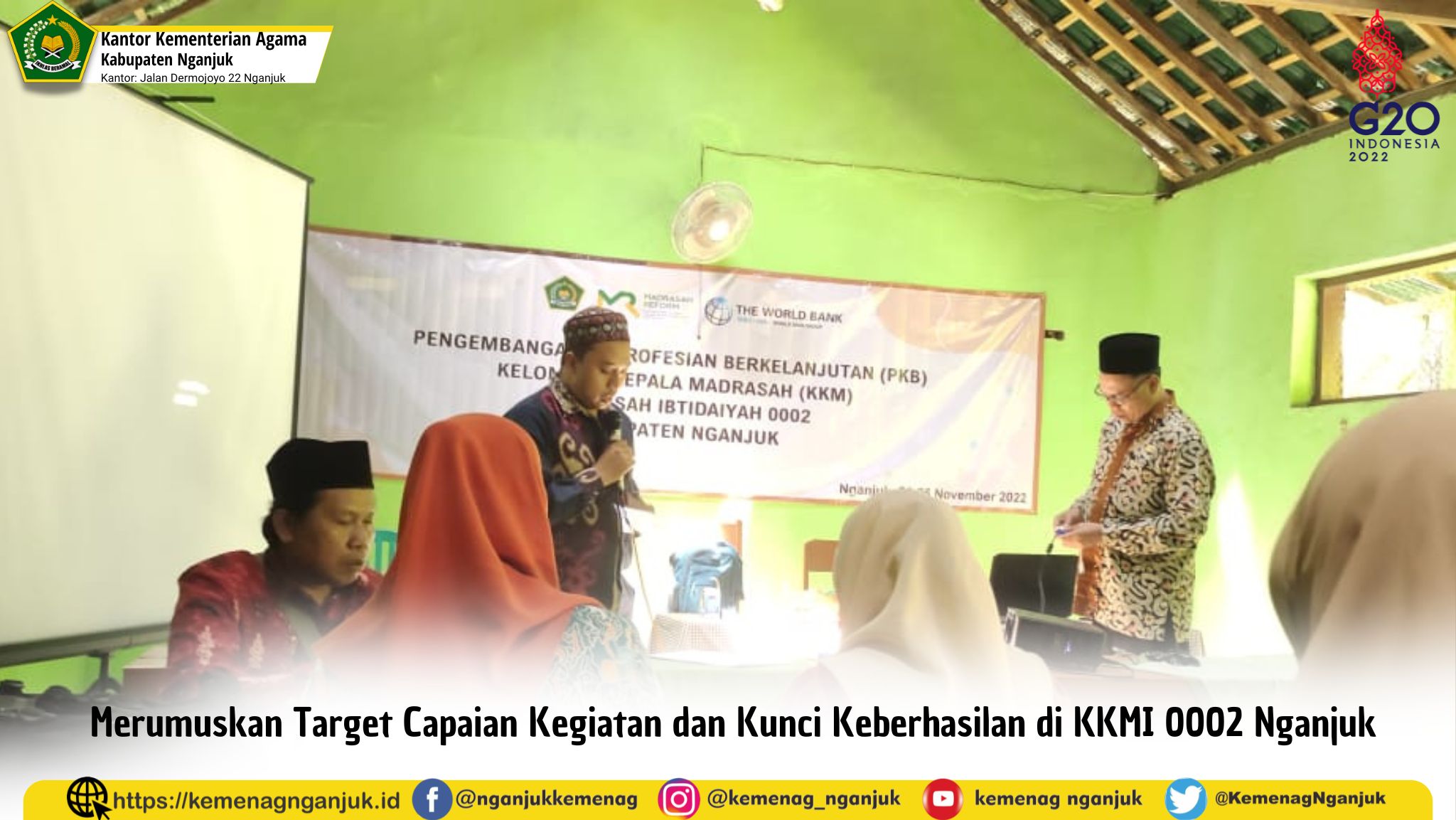 Merumuskan Target Capaian Kegiatan dan Kunci Keberhasilan di KKMI 0002 Nganjuk