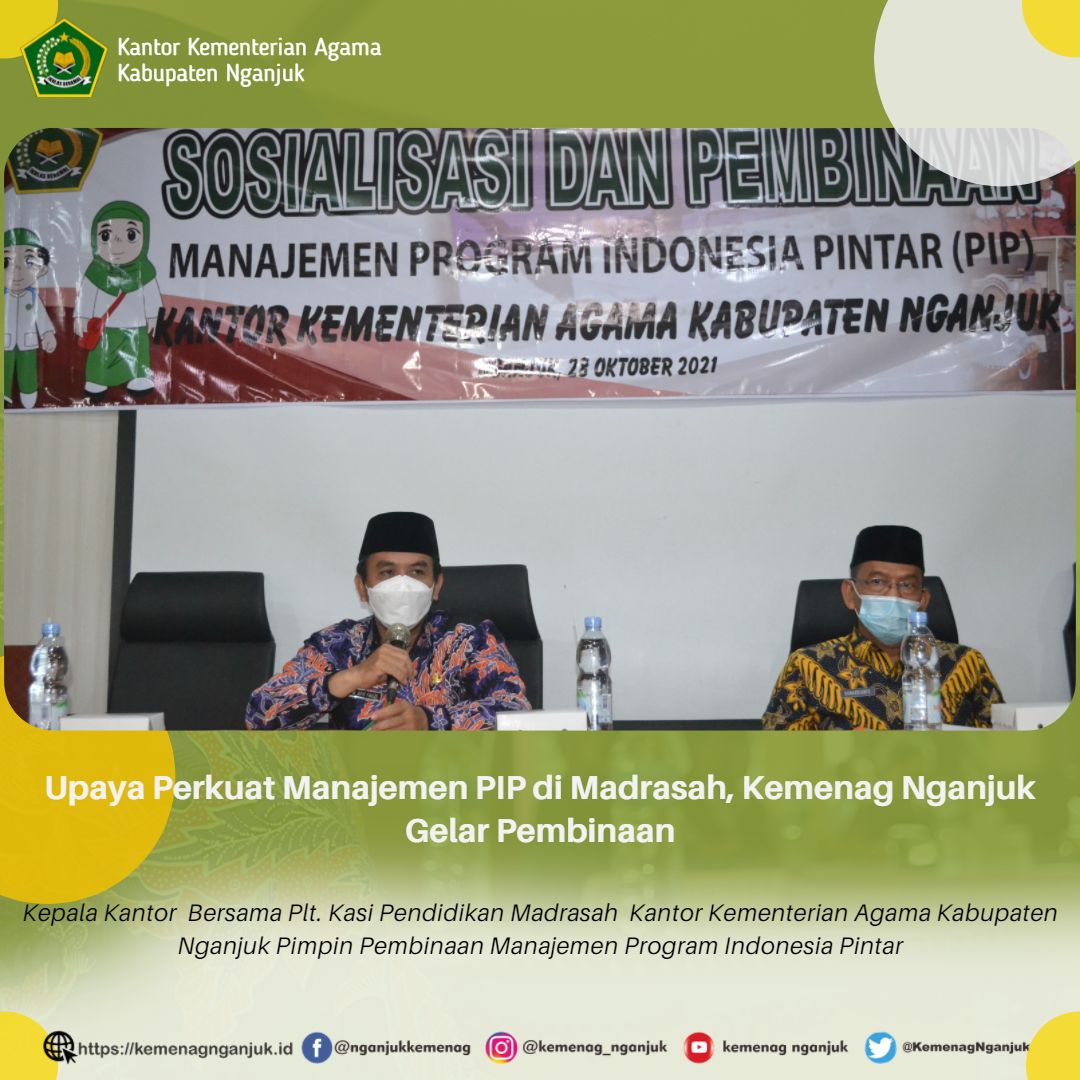 Upaya Perkuat Manajemen PIP di Madrasah, Kemenag Nganjuk Gelar Pembinaan