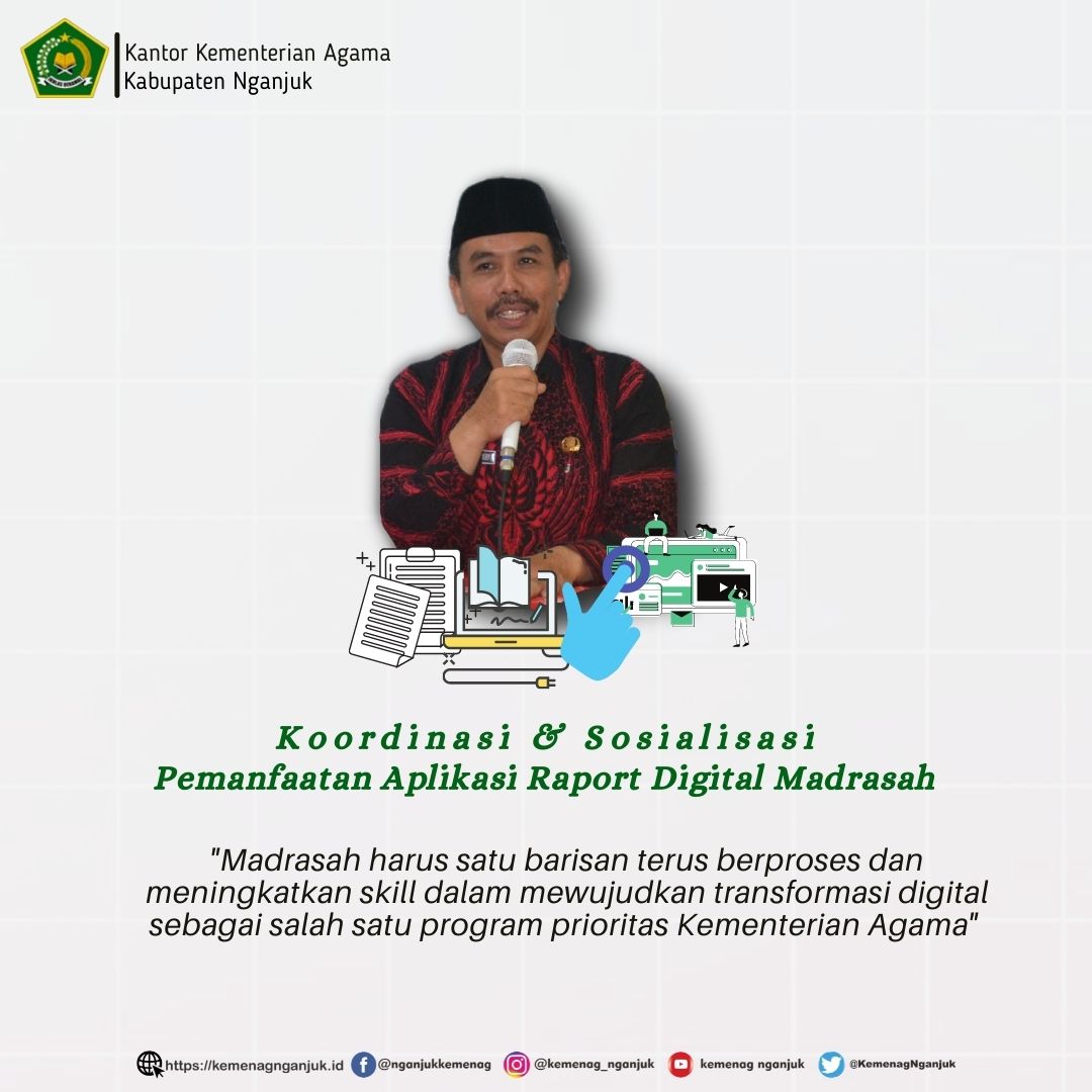 Optimalkan Penerapan Aplikasi Raport Digital, Kemenag Adakan Sosialisasi dan Koordinasi