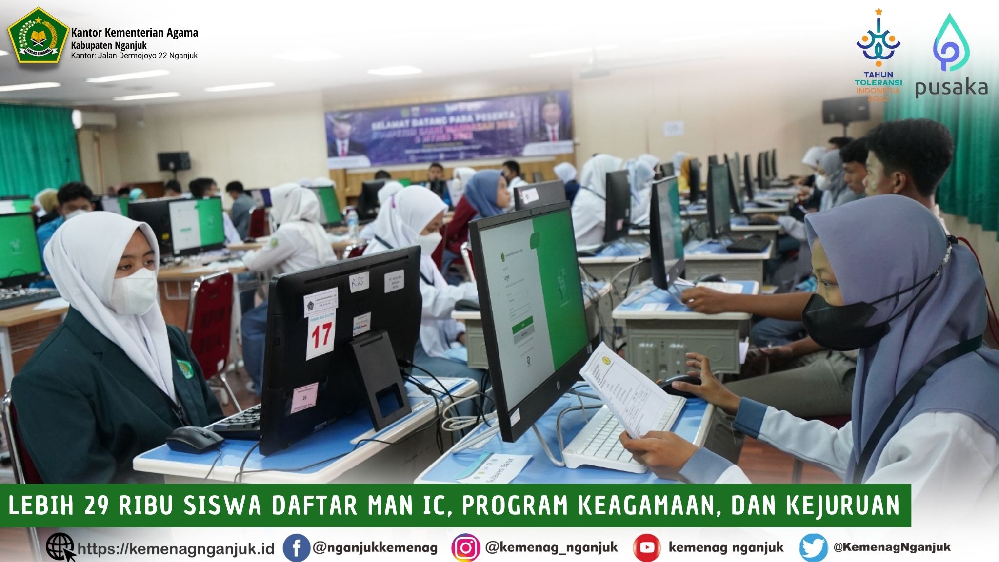 Lebih 29 Ribu Siswa Daftar MAN IC, Program Keagamaan, dan Kejuruan