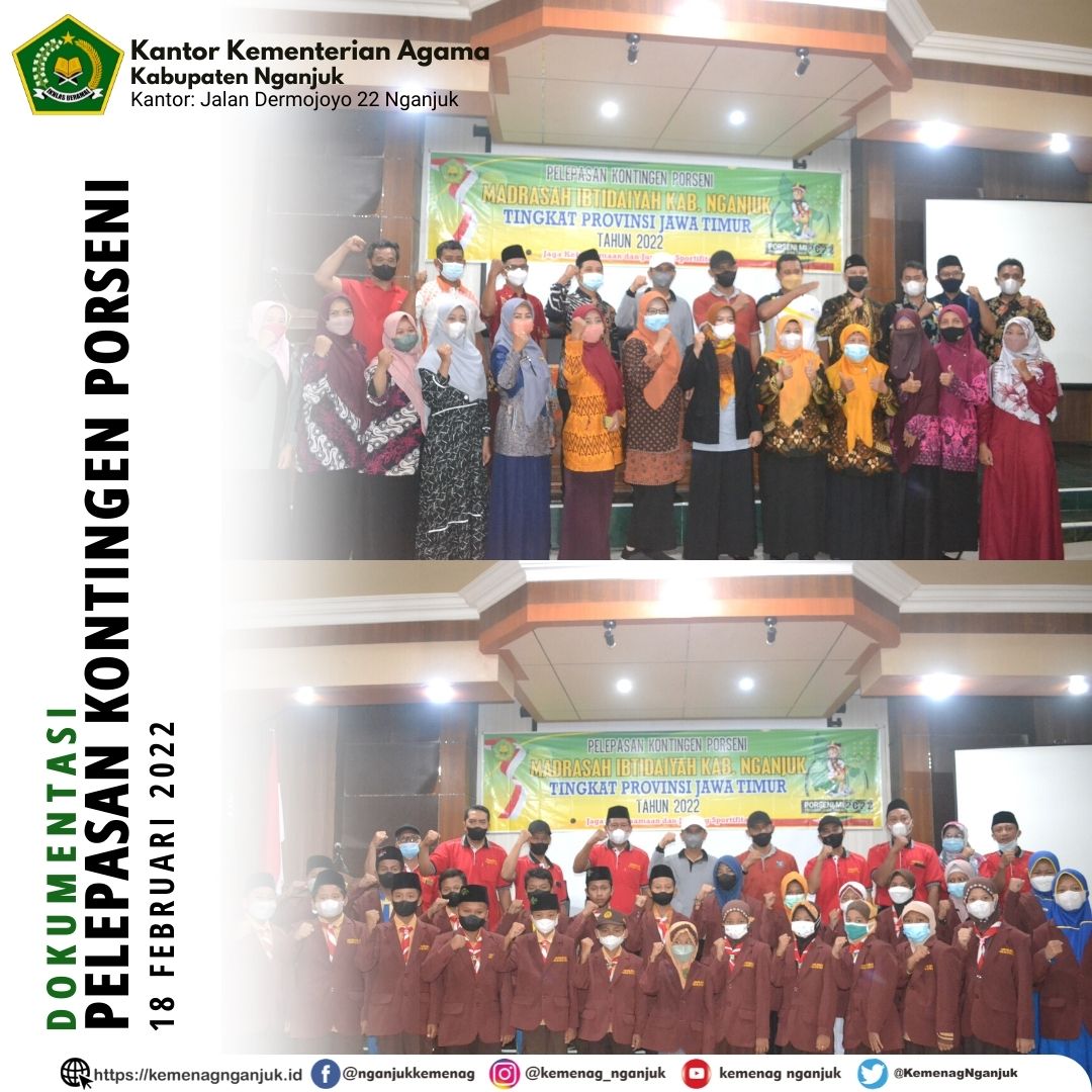 Lepas Kontingen PORSENI MI, Kakankemenag: Berikan Usaha Maksimal