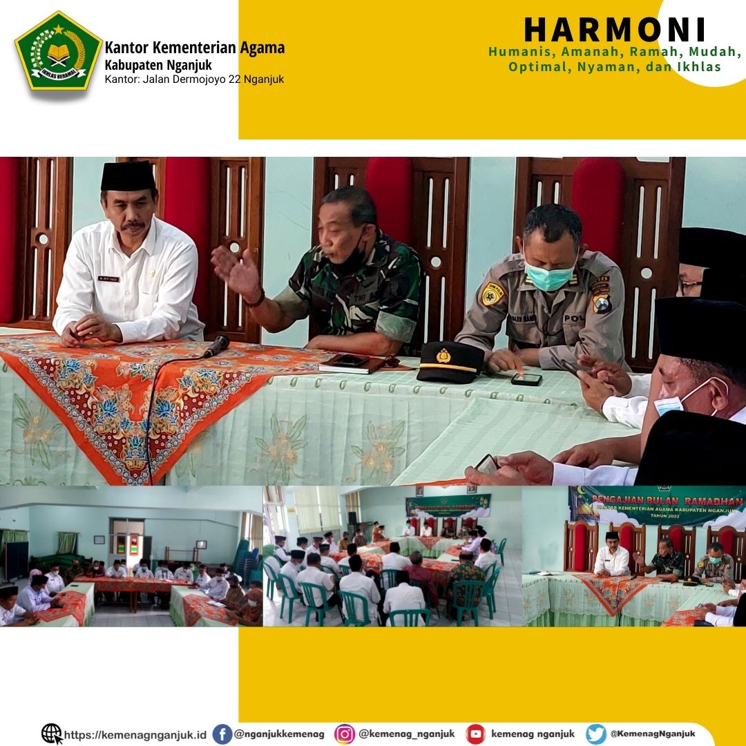 Kemenag Nganjuk Jalin Koordinasi dengan Forkopimda