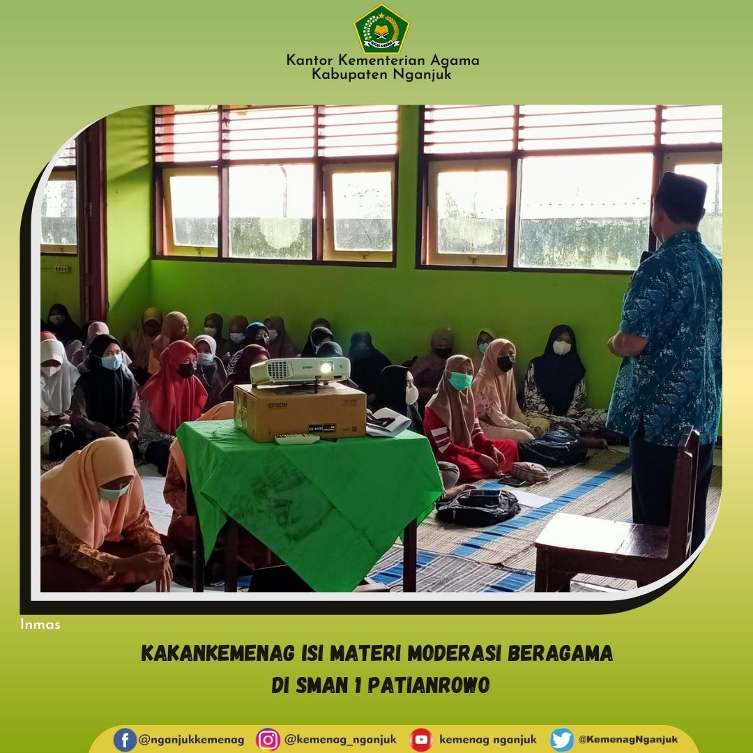 Kakankemenag Tanamkan Moderasi Beragama Di Sekolah