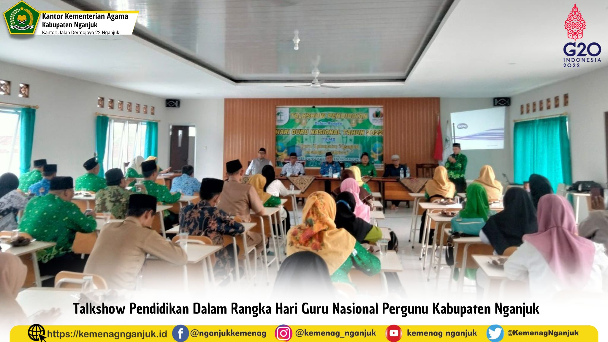 Talkshow Pendidikan Dalam Rangka Hari Guru Nasional Pergunu Kabupaten Nganjuk