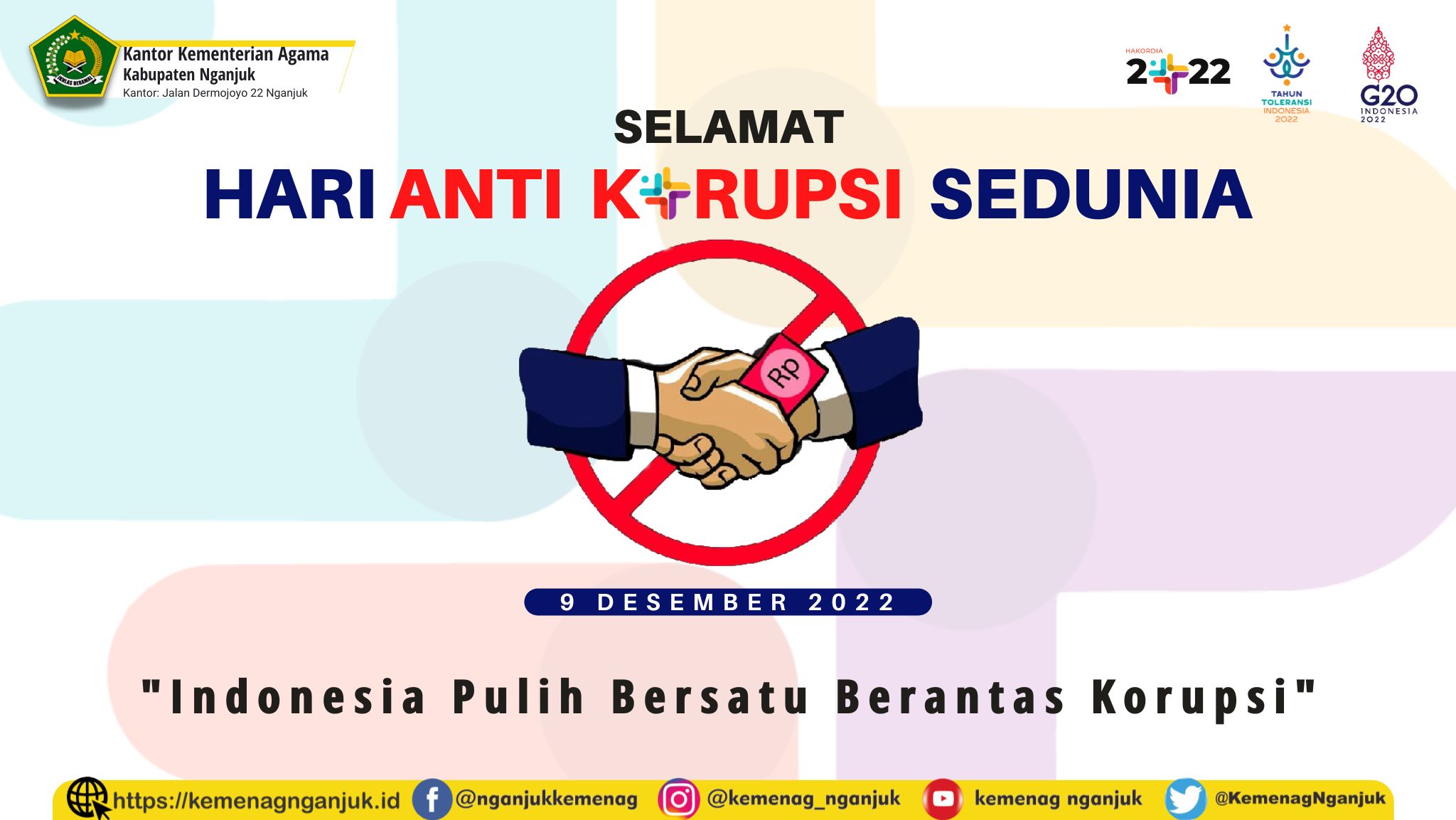 Selamat Hari Anti Korupsi Sedunia