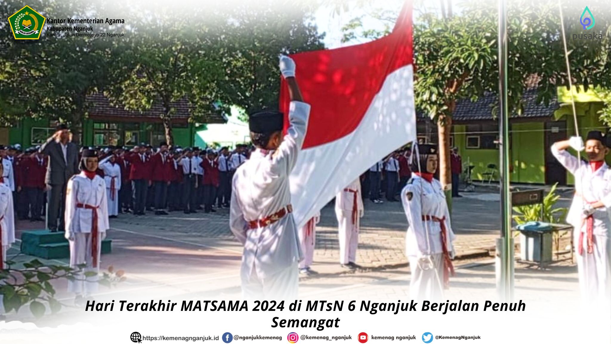Hari Terakhir MATSAMA 2024 di MTsN 6 Nganjuk Berjalan Penuh Semangat