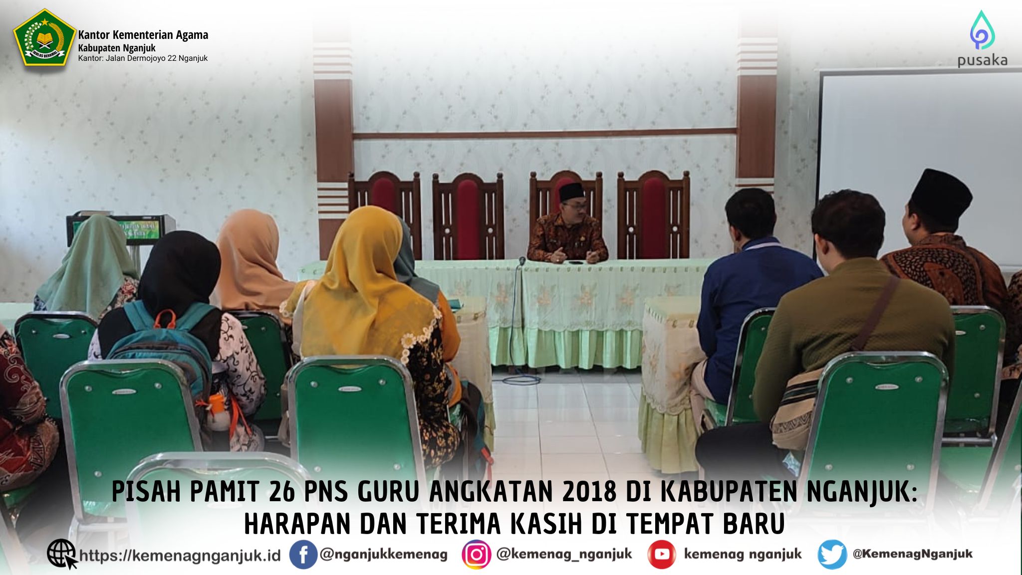 Pisah Pamit 26 PNS Guru Angkatan 2018 di Kabupaten Nganjuk: Harapan dan Terima Kasih di Tempat Baru