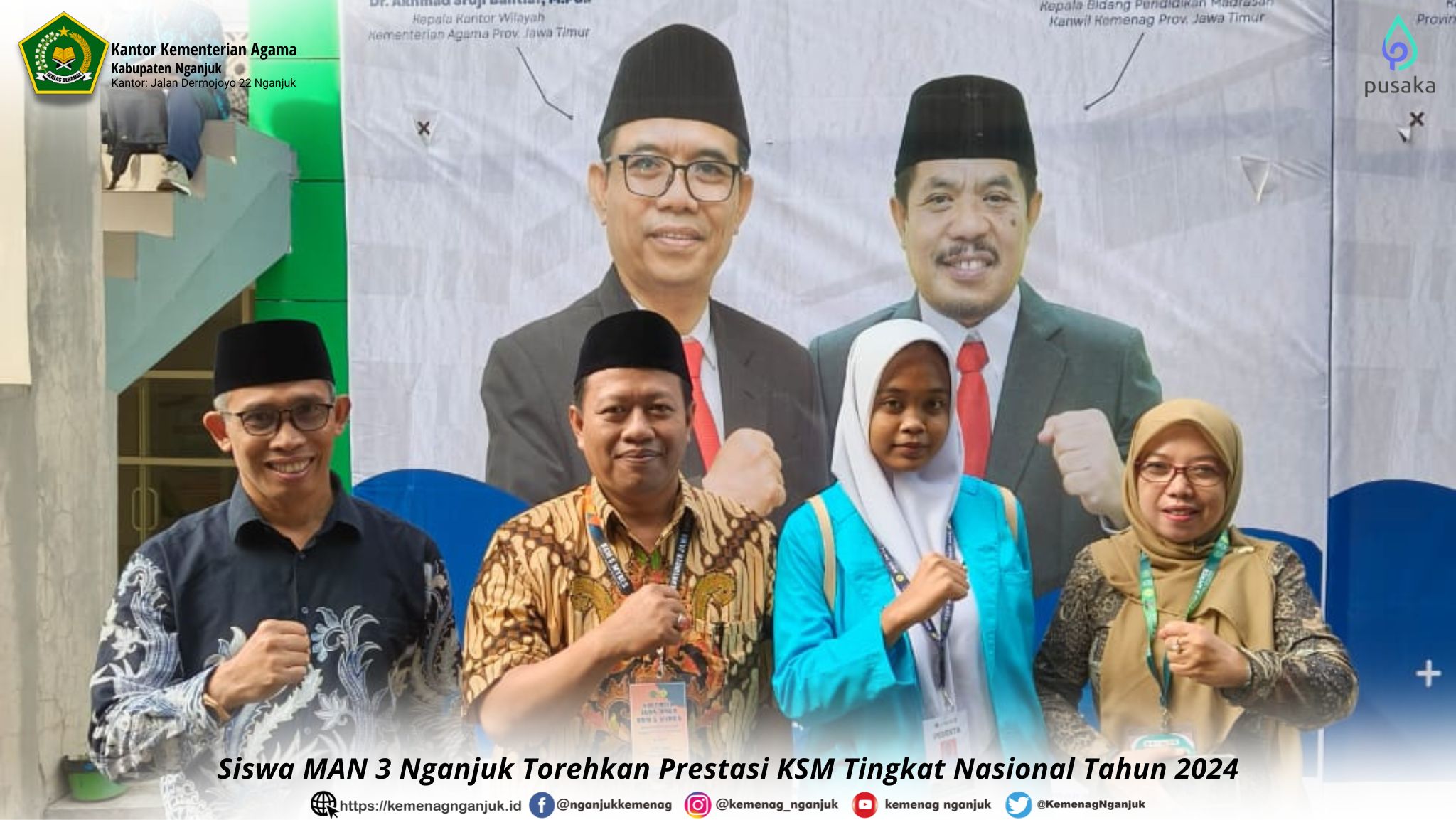 Siswa MAN 3 Nganjuk Torehkan Prestasi KSM Tingkat Nasional Tahun 2024