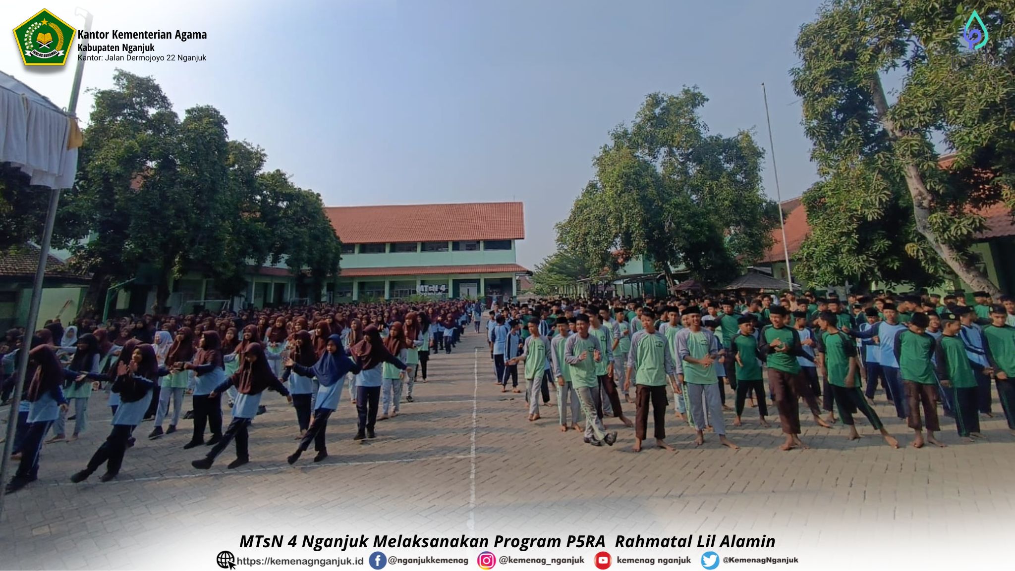 MTsN 4 Nganjuk Melaksanakan Program P5RA  Rahmatal Lil Alamin