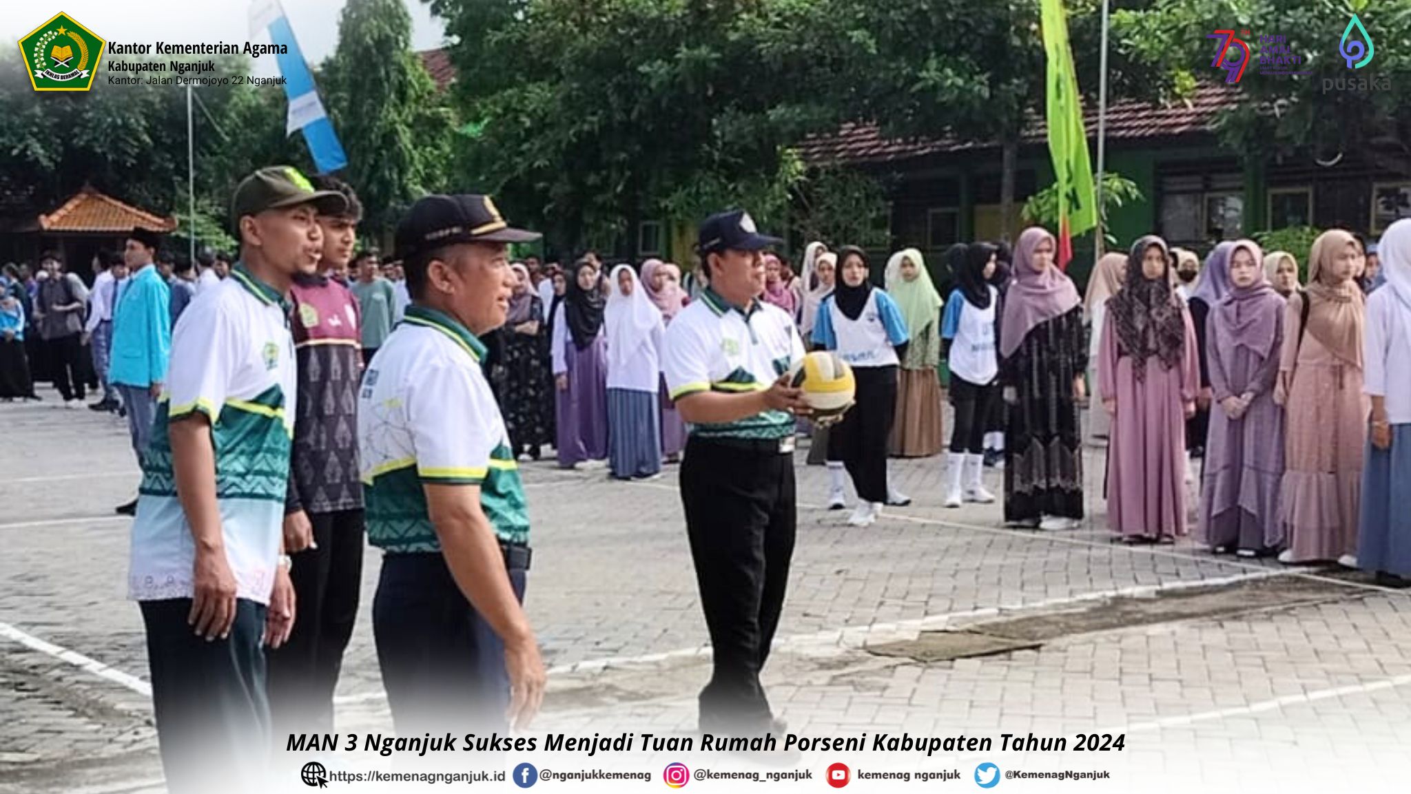 MAN 3 Nganjuk Sukses Menjadi Tuan Rumah Porseni Kabupaten Tahun 2024