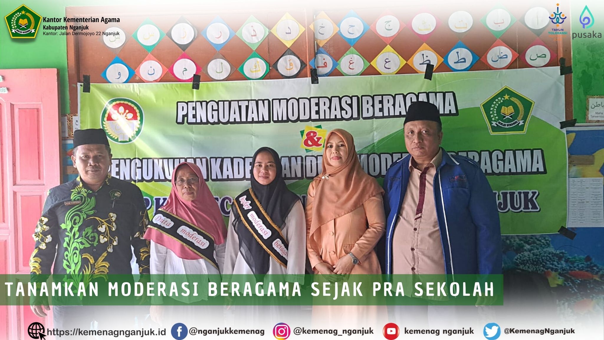 Tanamkan Moderasi Beragama Sejak Pra Sekolah