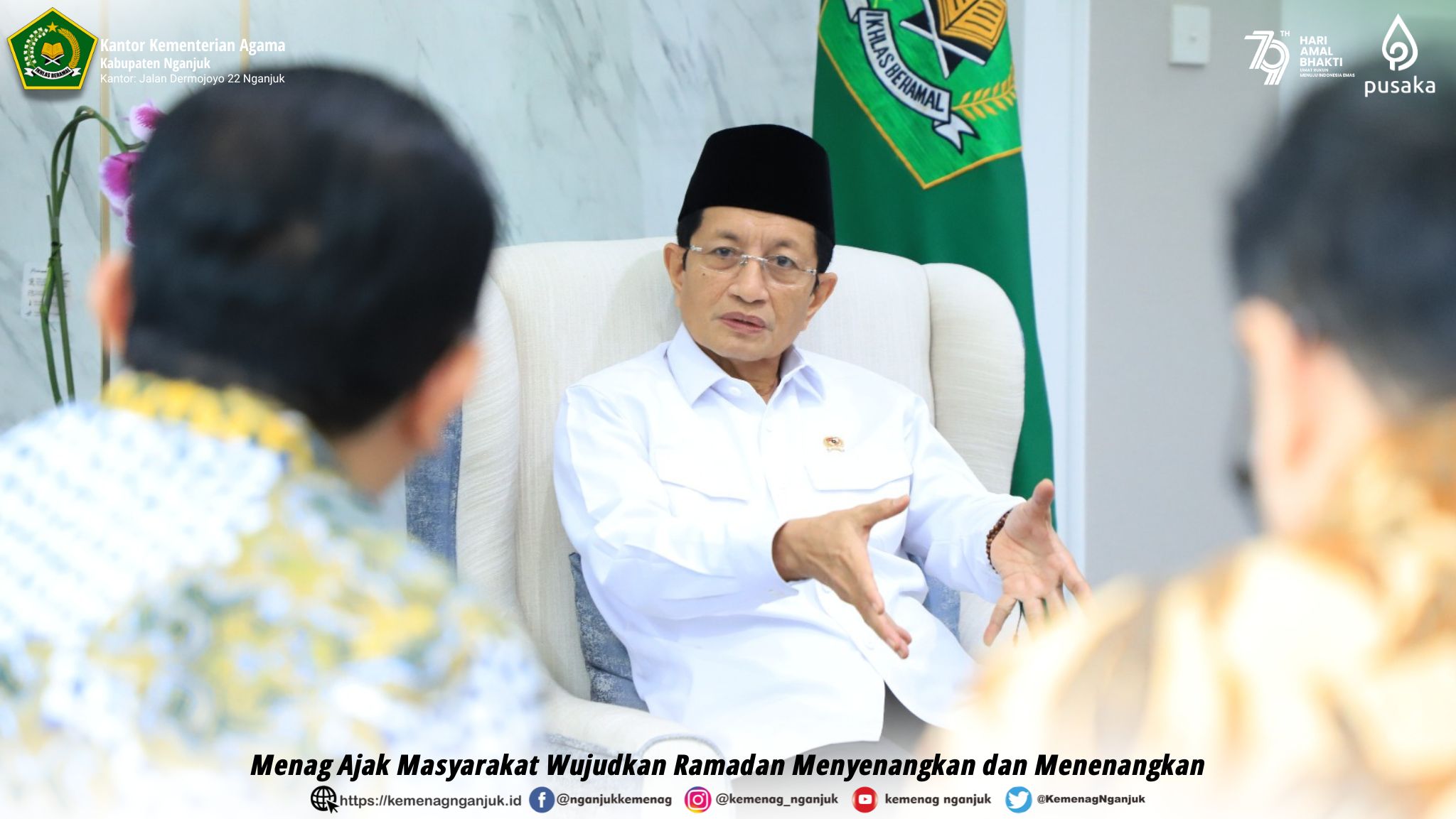 Menag Ajak Masyarakat Wujudkan Ramadan Menyenangkan dan Menenangkan