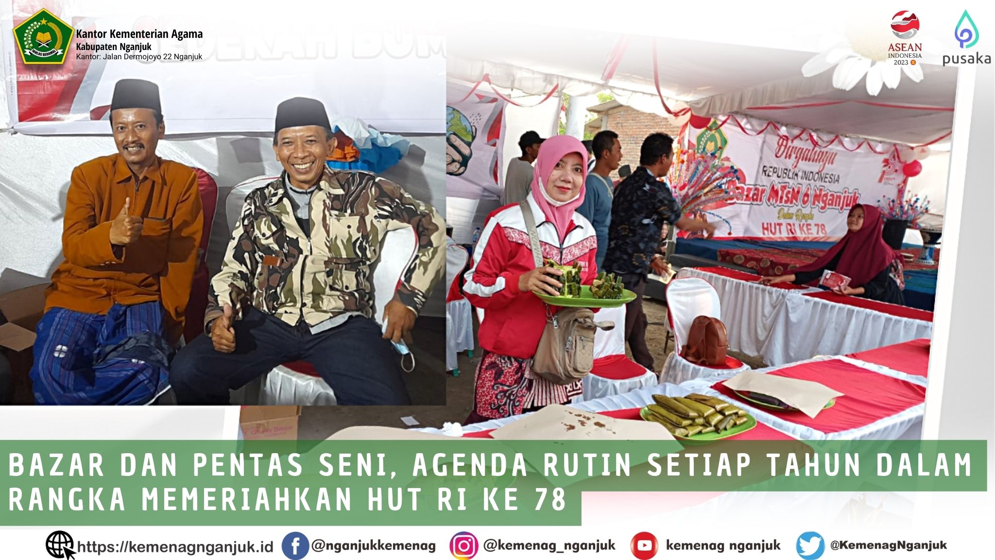Bazar dan Pentas Seni, Agenda Rutin Setiap Tahun Dalam Rangka Memeriahkan HUT RI ke 78
