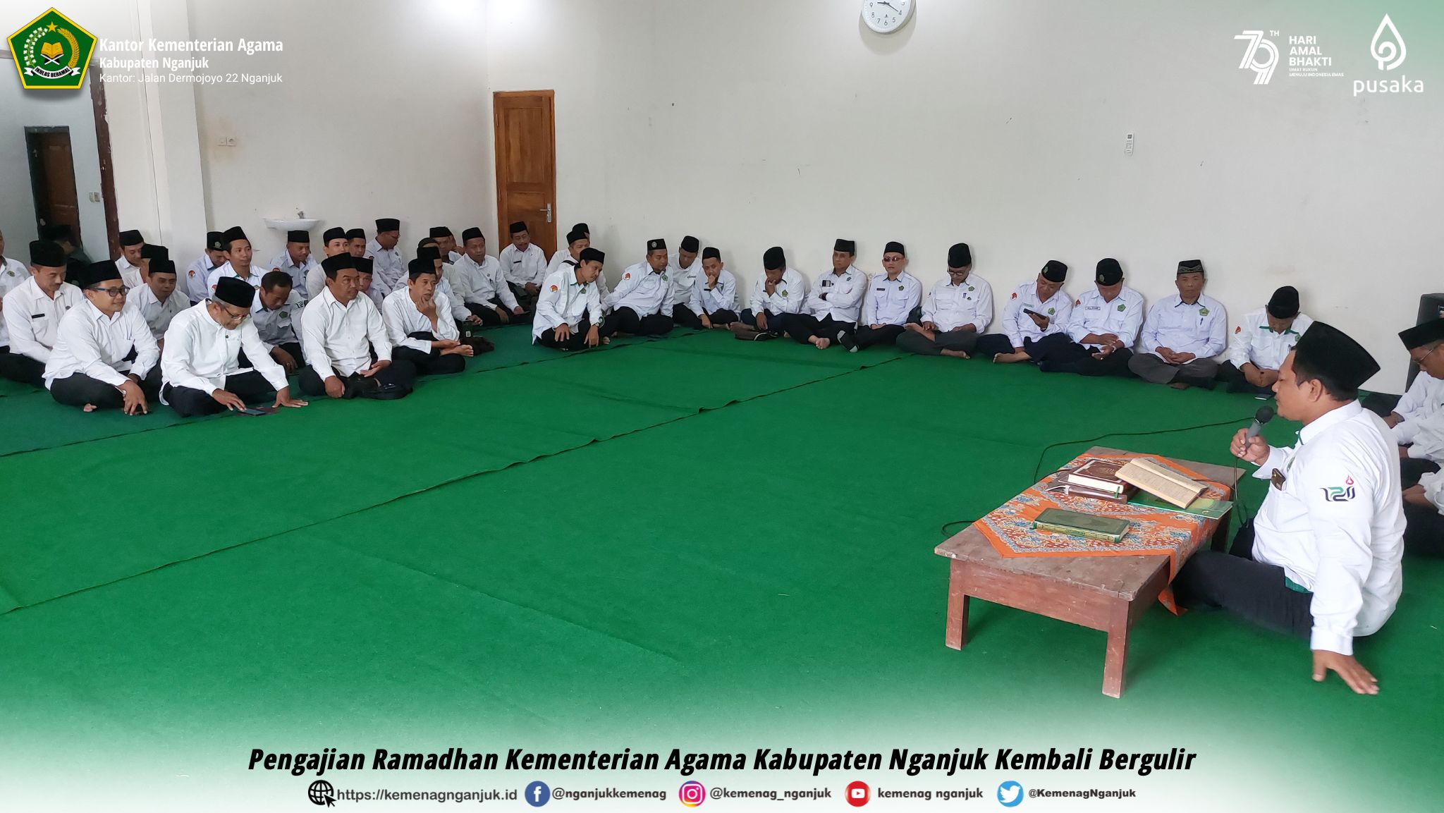 Pengajian Ramadhan Kementerian Agama Kabupaten Nganjuk Kembali Bergulir