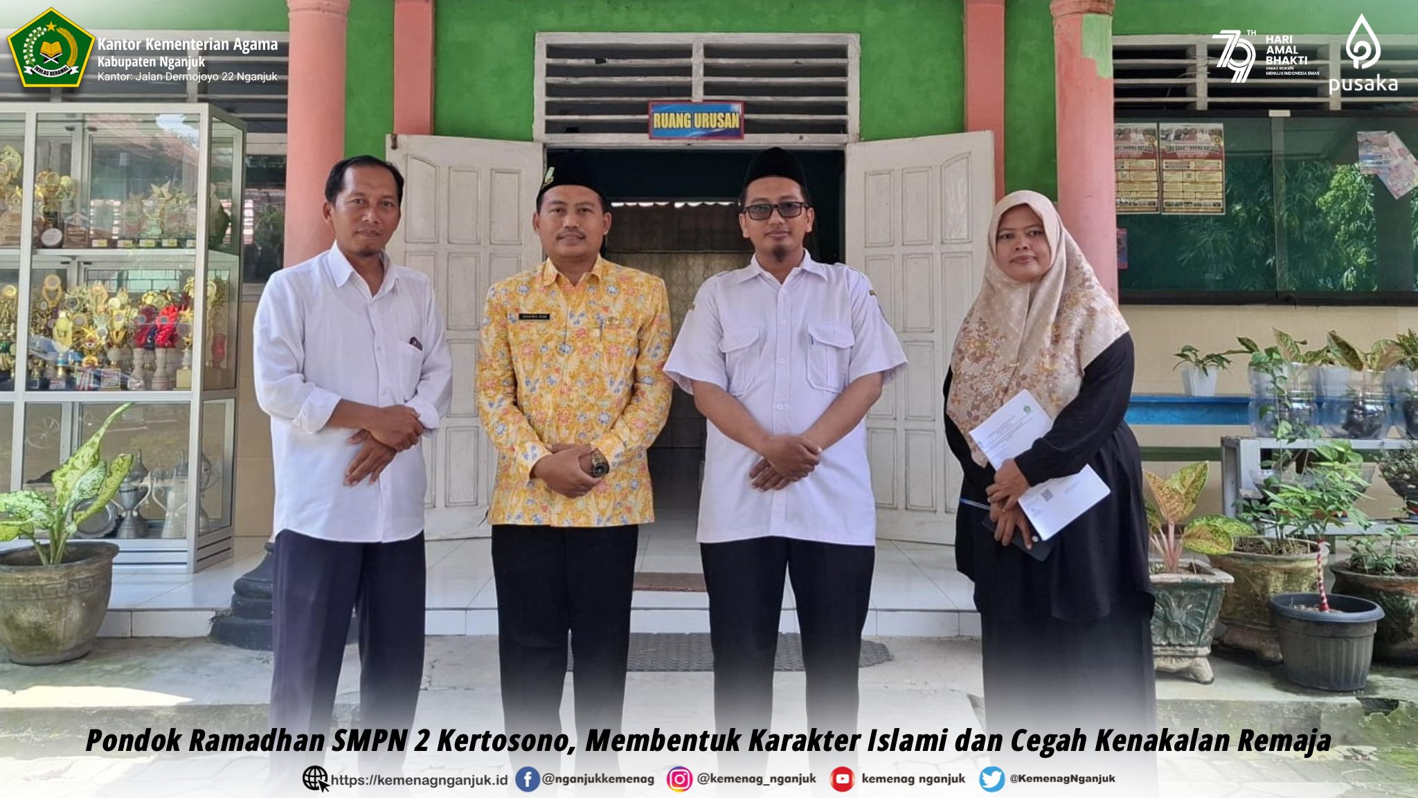 Pondok Ramadhan SMPN 2 Kertosono, Membentuk Karakter Islami dan Cegah Kenakalan Remaja