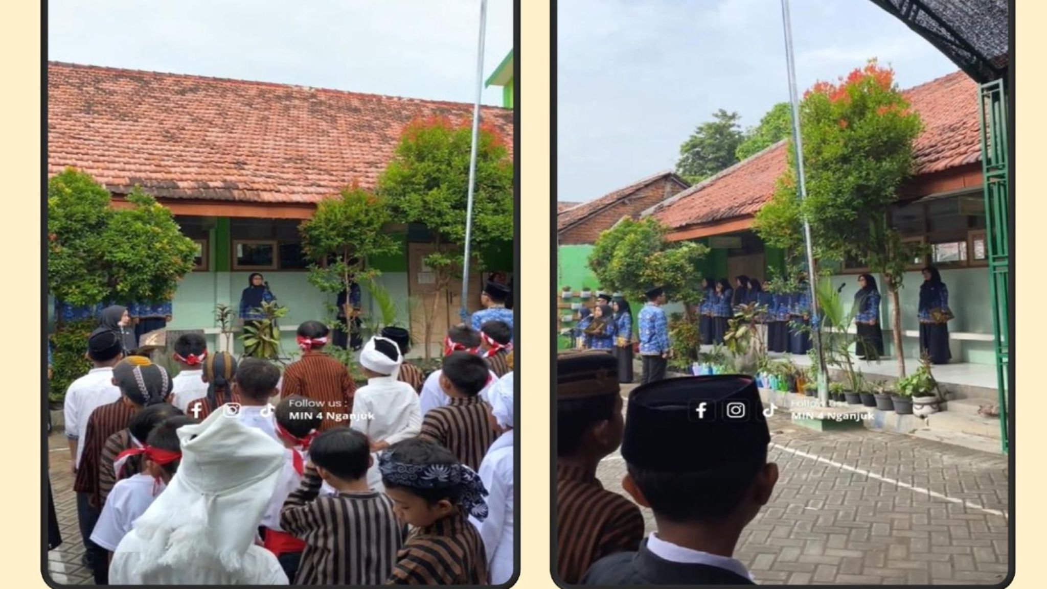 MIN 4 Nganjuk Gelar Upacara Peringatan Hari Pahlawan: Meneladani Semangat Juang 10 November