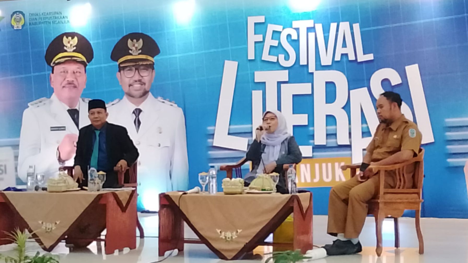 Kepala MIN 4 Nganjuk, Binti Rosyidah, Menjadi Narasumber pada Workshop Festival Literasi Kabupaten N