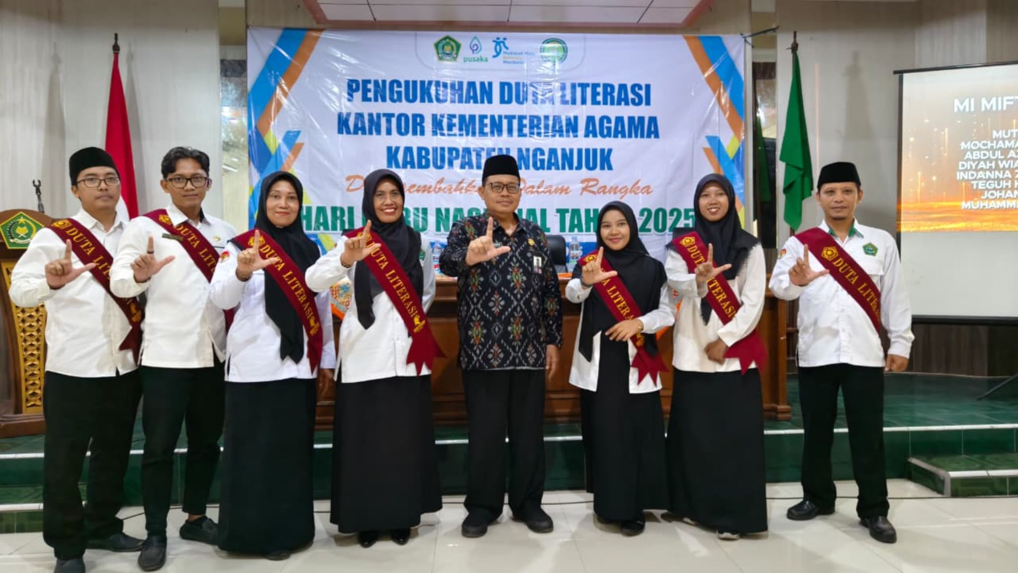 Kemenag Nganjuk Kukuhkan Duta Literasi untuk Penguatan Gerakan Literasi Madrasah