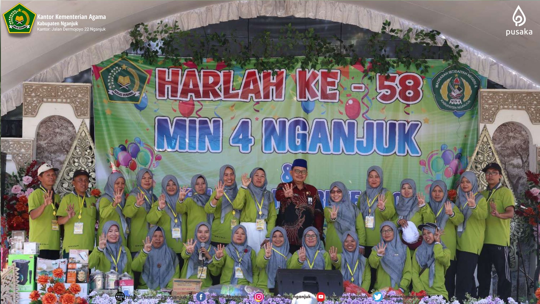 Meriah! Harlah ke-58 MIN 4 Nganjuk Penuh Kreativitas