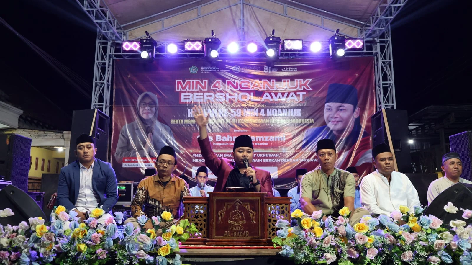 MIN 4 Nganjuk Bersholawat, Perkuat Ukhuwah dan Semarakkan Harlah ke-59