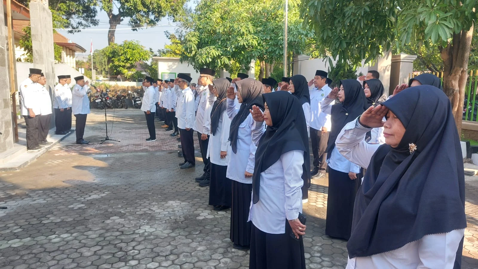 Apel Pagi Kemenag Nganjuk, Kakankemenag Tekankan Penguatan Tata Kelola, Kinerja, dan Sinergi Jajaran