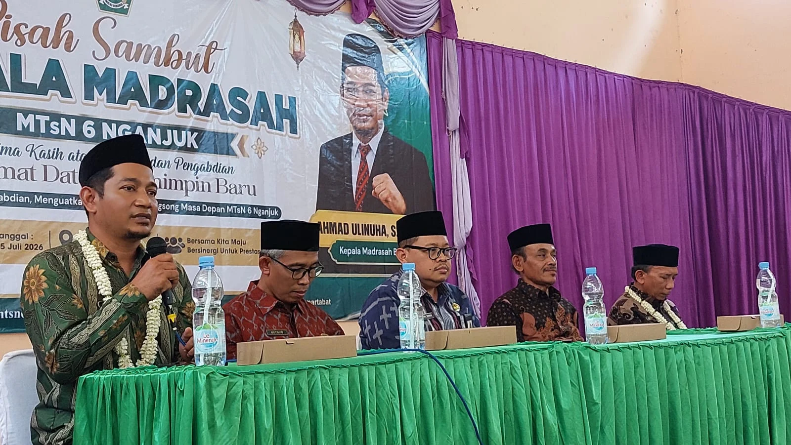 Kepemimpinan Baru untuk Madrasah Lebih Maju, MTsN 6 Nganjuk Gelar Pisah Sambut Kepala Madrasah