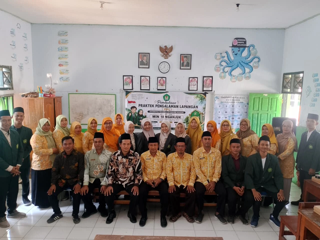 MIN 10 Nganjuk Terima Mahasiswa PPL, Jadi Wahana Praktik Mengajar bagi Calon Guru